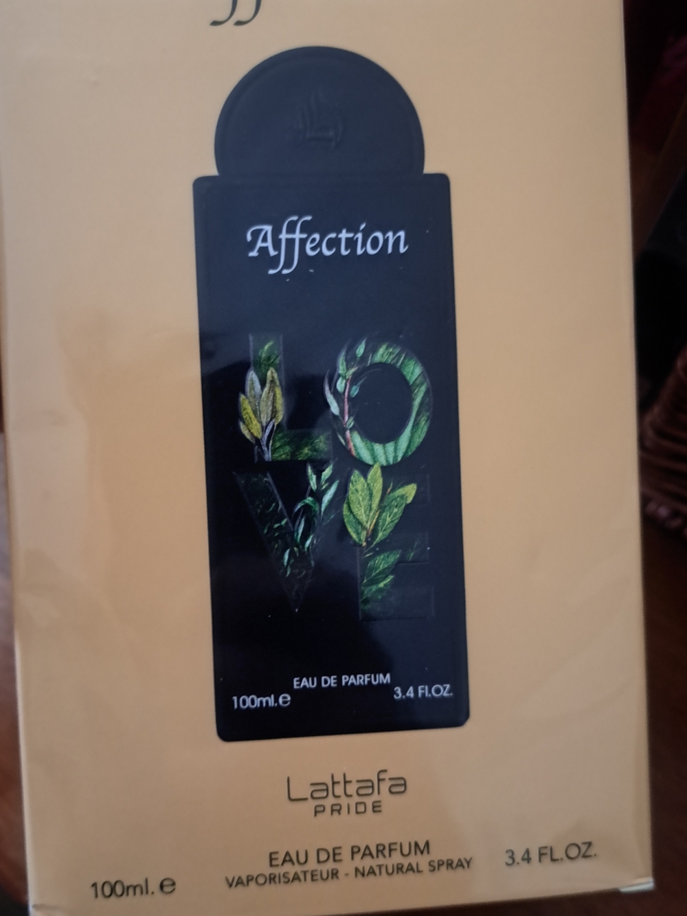 Lattafa Pride Affection Eau de Parfum - Black & Gold Bottle